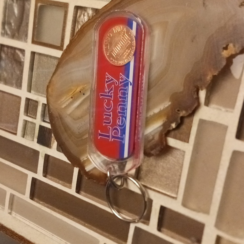 Wisconsin Lucky Penny Keychain